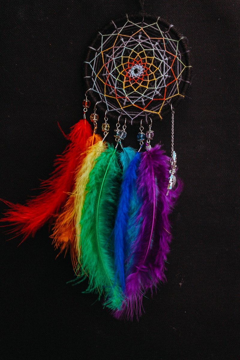 纯手工捕梦网 Handmade Dreamcatcher－【彩色蜘蛛网】 - 摆饰 - 其他材质 