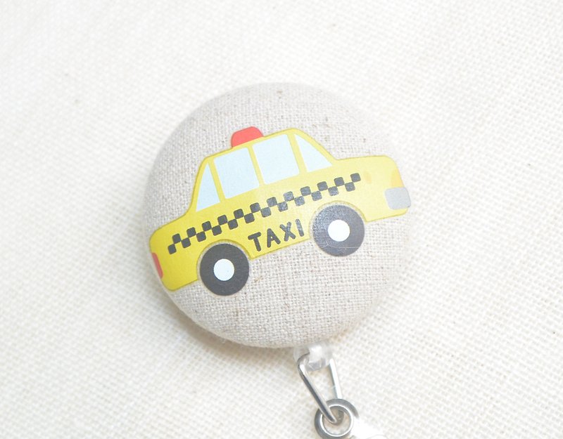 手感布包扣伸缩票夹 - Taxi - 证件套/卡套 - 纸 黄色
