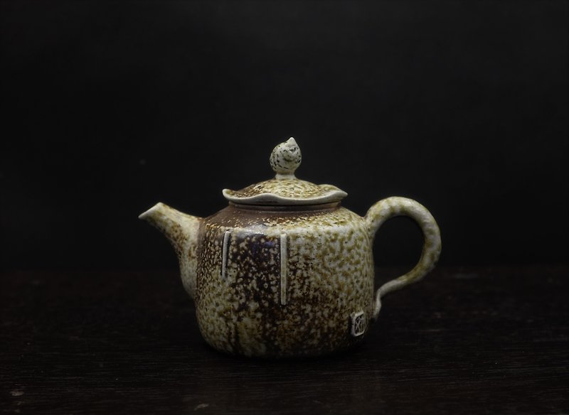 S&M soda-fired tea pot 012023 - 茶具/茶杯 - 陶 卡其色