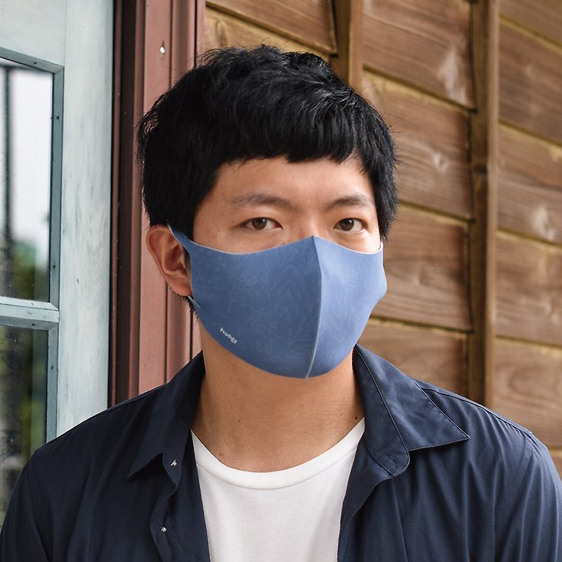 花漾蓝─3D立体透气抗菌口罩 - 口罩 - 其他材质 蓝色