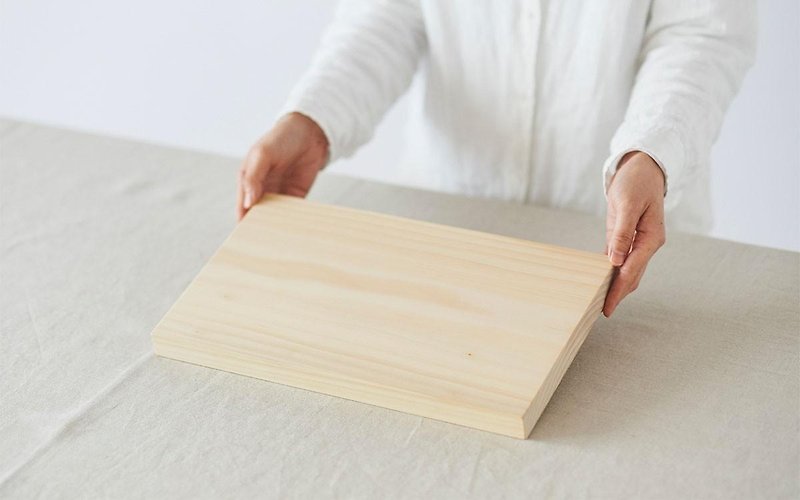 イチョウの木のまな板 - 厨房用具 - 木头 卡其色