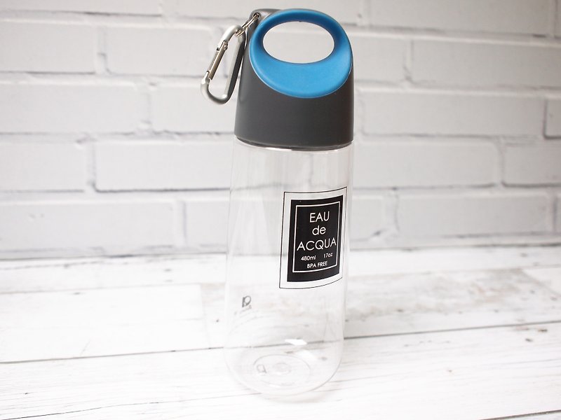 EAU de ACQUA BPA-Free运动水壼 (蓝色) - 水壶/水瓶 - 塑料 蓝色