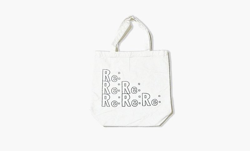 NORITAKE - REPLY Tote Bag - 侧背包/斜挎包 - 棉．麻 白色