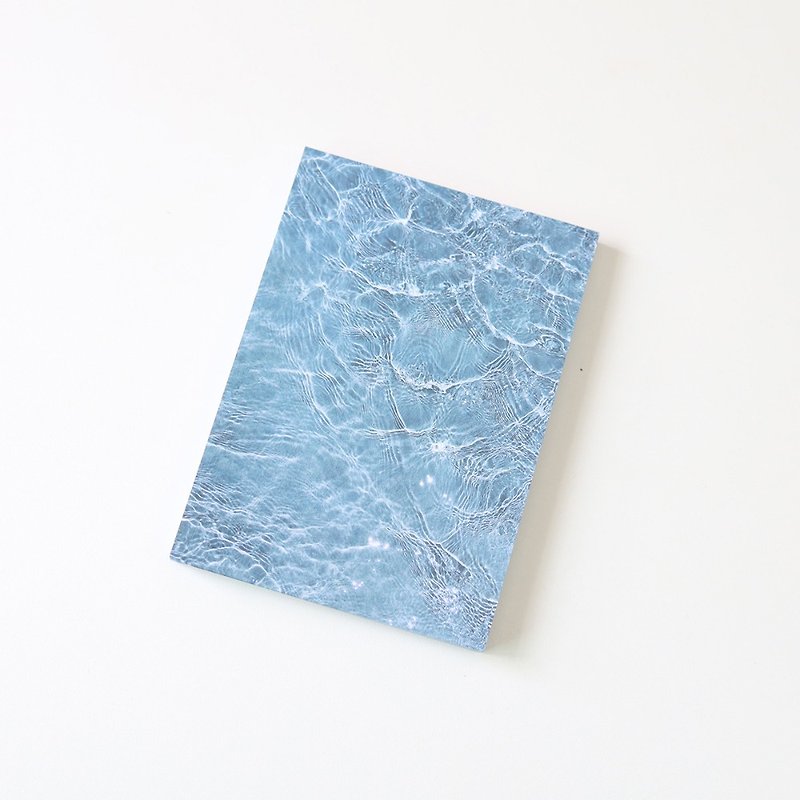 Sea wave Memopad Notepads note paper memo - 便条纸/标签贴 - 纸 蓝色