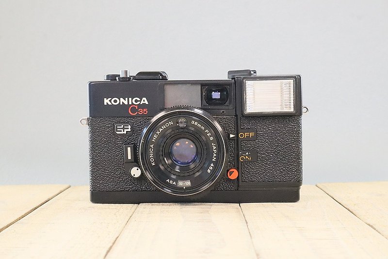 【完動品】オールドフィルムカメラ コニカ KONICA C35 EF S/N286187  m050 - 相机 - 其他金属 黑色