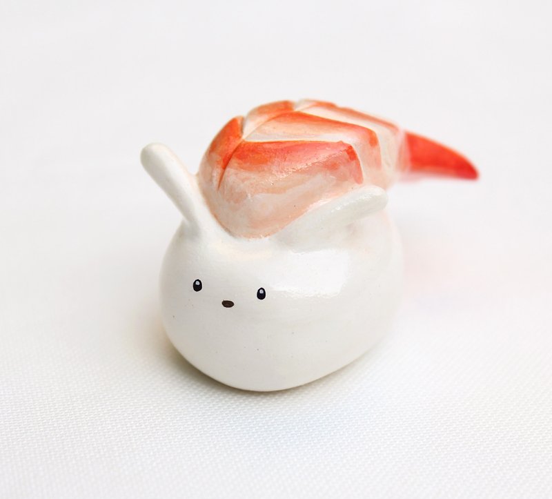 鲜虾 寿司 兔子/摆饰/公仔 - 摆饰 - 粘土 红色