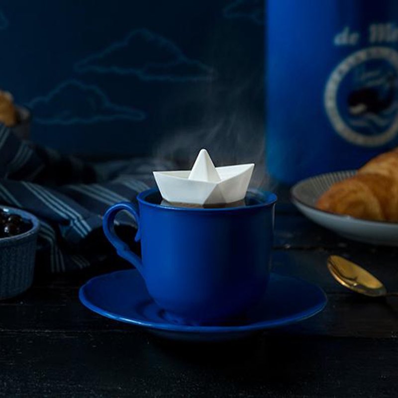 OTOTO 折纸小船-泡茶器 - 茶具/茶杯 - 硅胶 白色