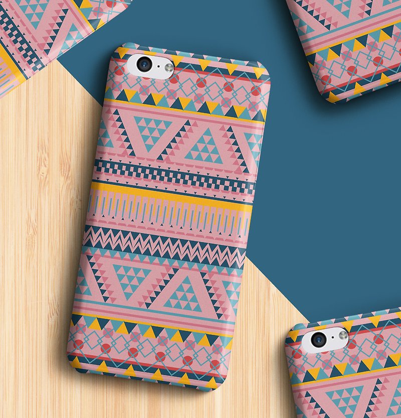 【โปร11.11 】Tribal-Pink phone case - 手机壳/手机套 - 塑料 粉红色