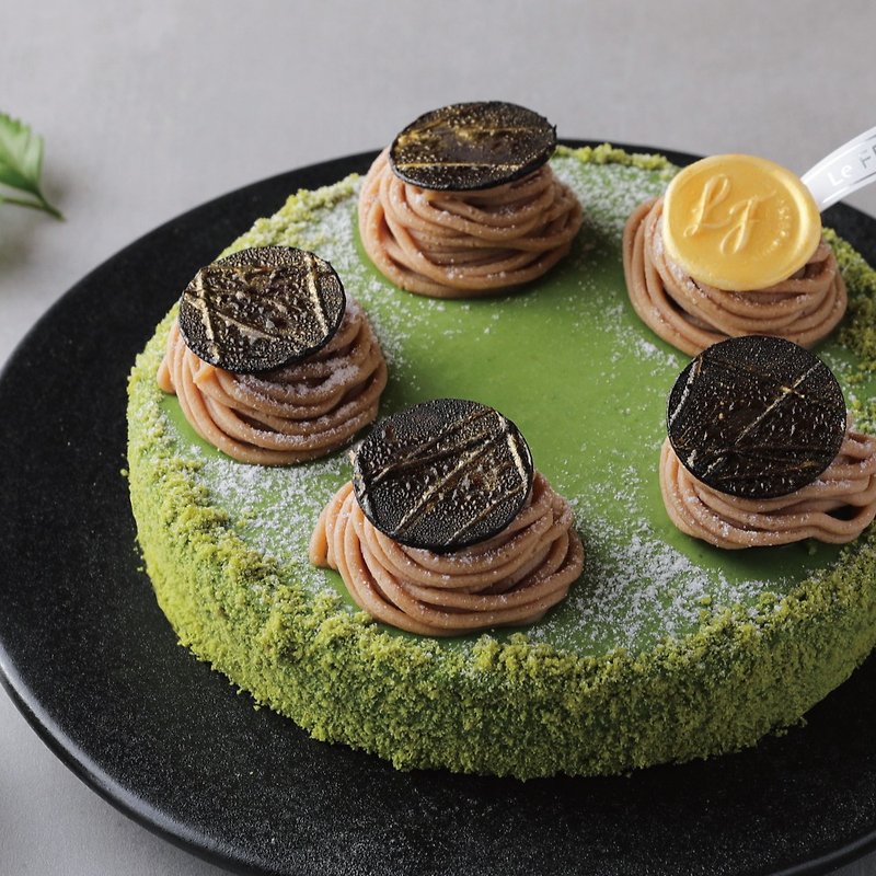 【La Fruta 朗芙】丸久小山园抹茶栗子蛋糕 / 6寸 - 蛋糕/甜点 - 其他材质 绿色