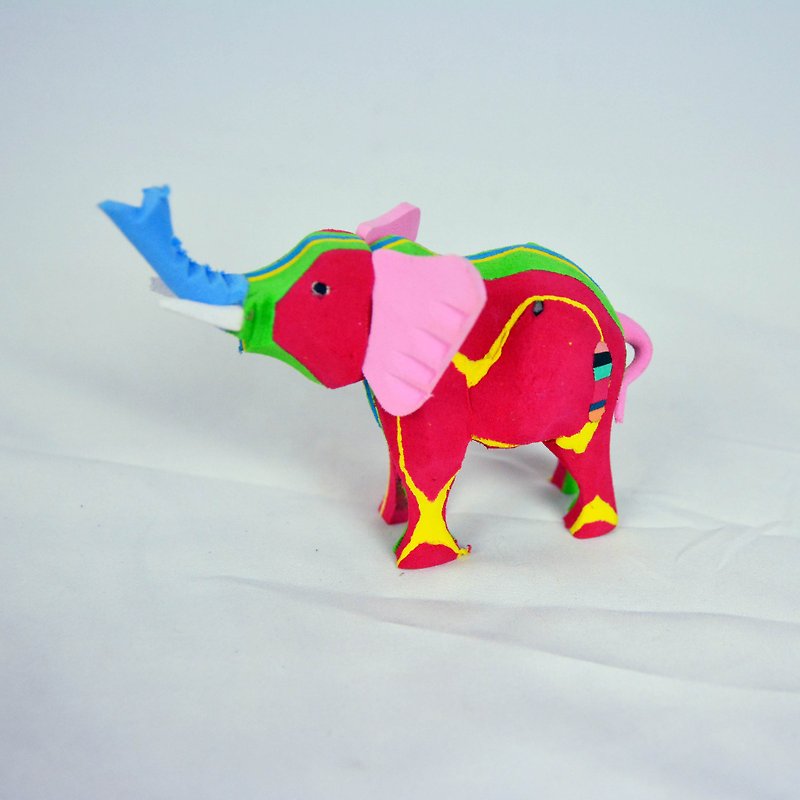 海废拖动物＿小＿大象＿公平贸易 - 玩具/玩偶 - 其他材质 多色