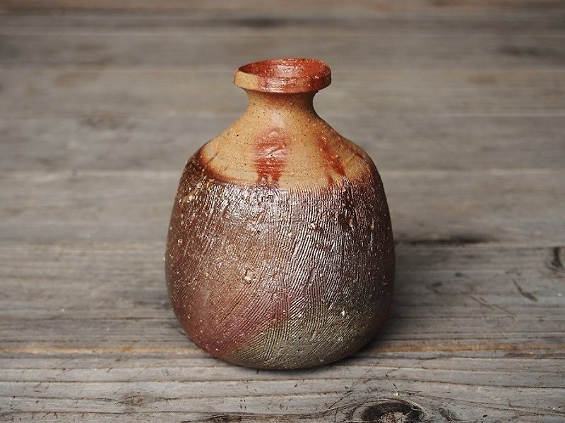 備前 徳利＿t-047 - 花瓶/陶器 - 陶 咖啡色