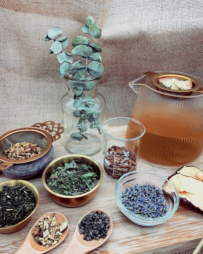 有机花草茶自信美系列 - 月月无烦恼 - 茶 - 植物．花 粉红色