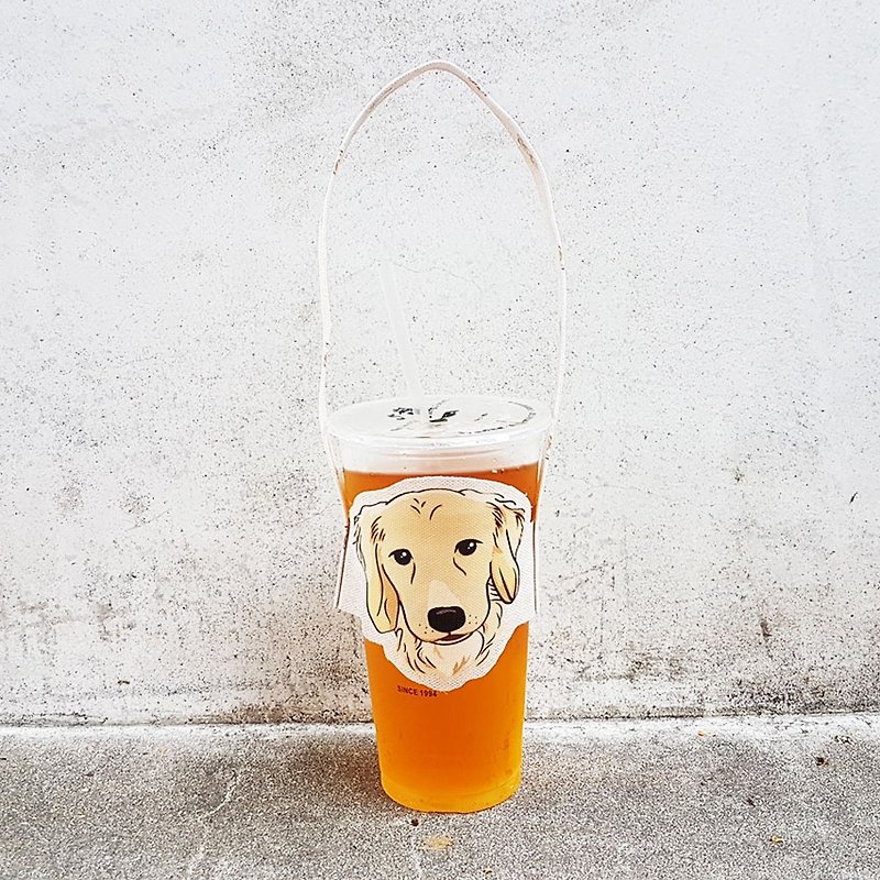 黄金猎犬 造型随行饮料杯套提袋 饮料提袋 - 随行杯提袋/水壶袋 - 聚酯纤维 多色