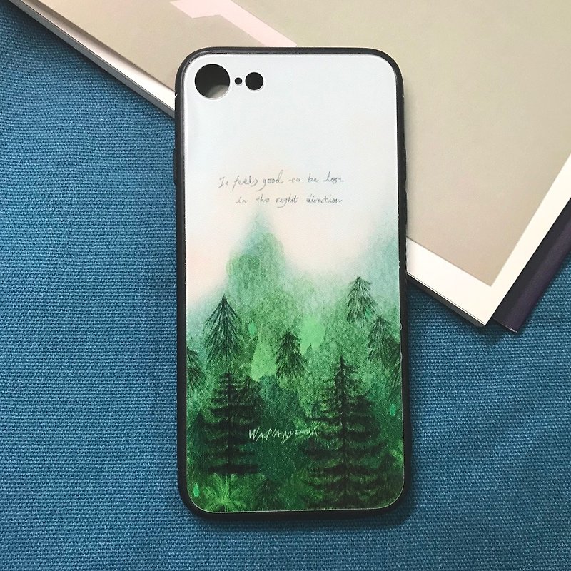 迷失森林玻璃镜面手机壳 - 手机壳/手机套 - 玻璃 绿色