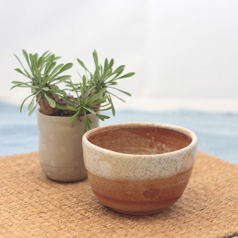ceramic shino bowl - 花瓶/陶器 - 陶 红色