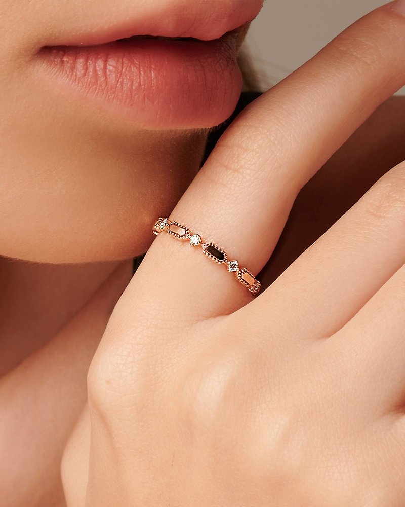 14K / 18K Helen diamond ring - 戒指 - 贵金属 金色