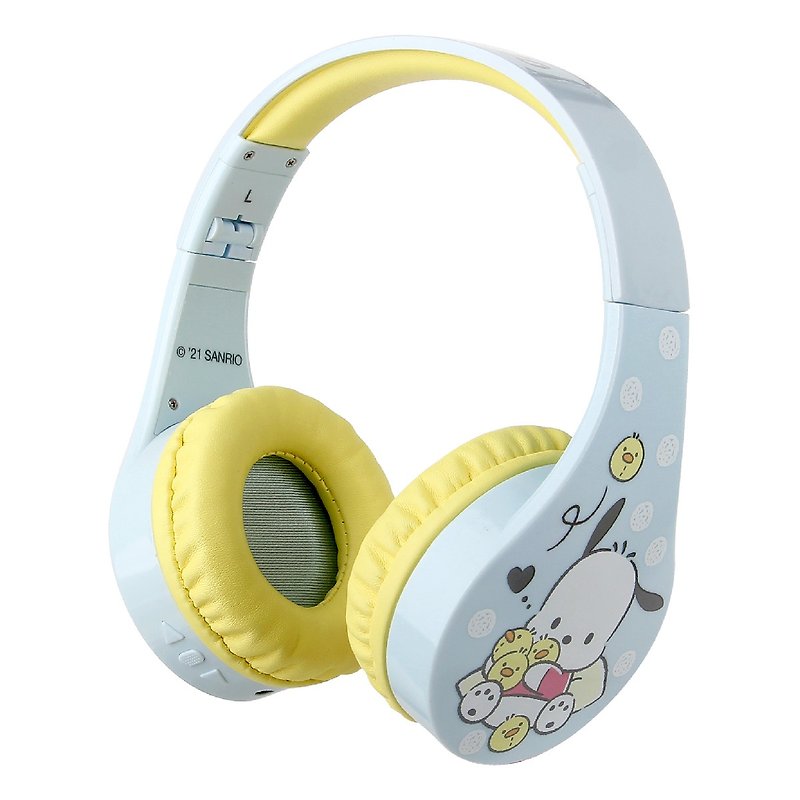 无线儿童安全耳机-Pochacco - 耳机 - 塑料 蓝色