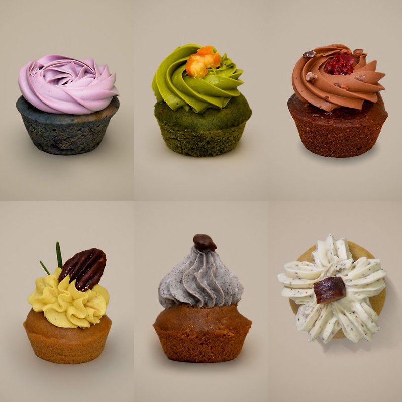 【本地速递】12件纯素迷你cupcake - 蛋糕/甜点 - 新鲜食材 多色