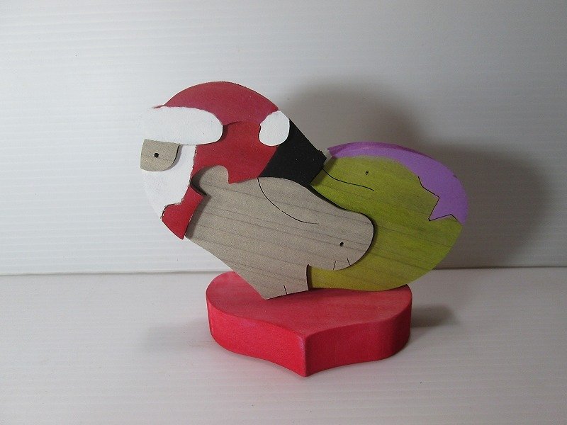 ハート　サンタ Japan postage 164yen - 玩具/玩偶 - 木头 红色