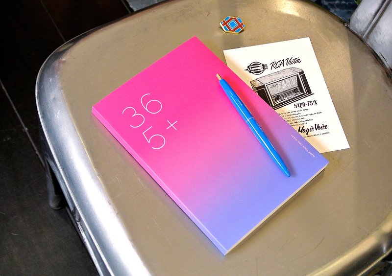迪梦奇 365 好好记 Ⅶ v.2 [晚霞] - 红紫渐层 - 笔记本/手帐 - 纸 多色