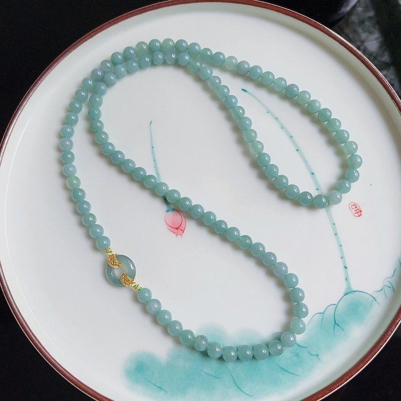 翠色-天然危地马拉翡翠珠设计手串手链 - 手链/手环 - 宝石 绿色