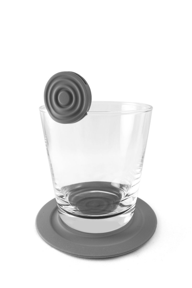 涟漪杯垫 Ripple Coaster(灰) - 杯垫 - 硅胶 灰色