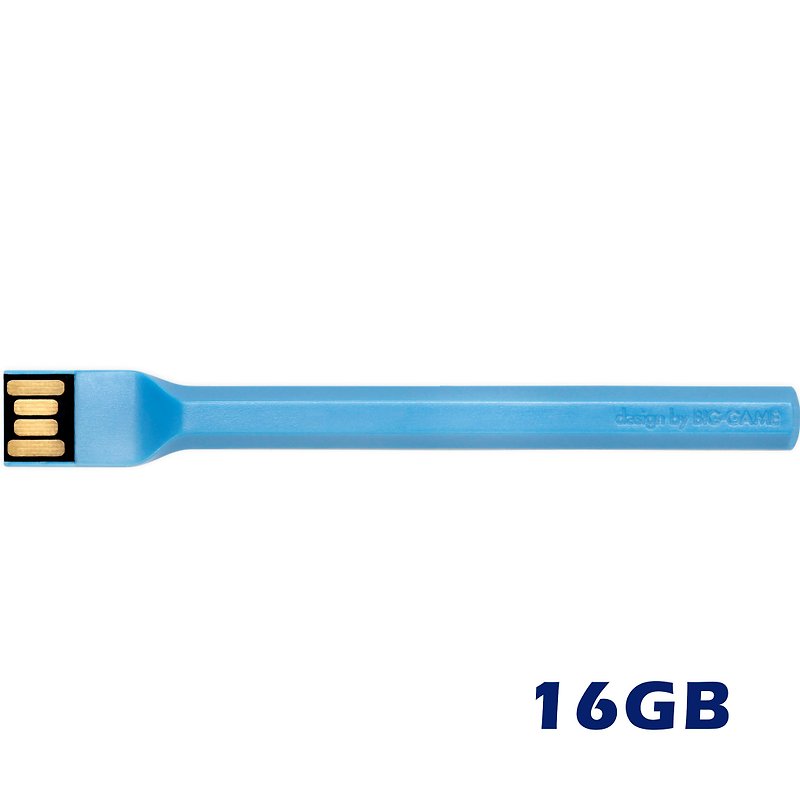 BIG-GAME PEN 16GB USB 记忆棒 随身碟 (粉蓝色) - U盘 - 塑料 蓝色