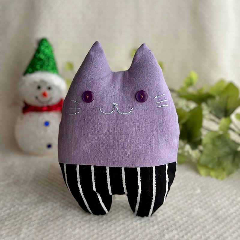 紫の猫のぬいぐるみ　ふにゃ〜た - 玩具/玩偶 - 棉．麻 紫色