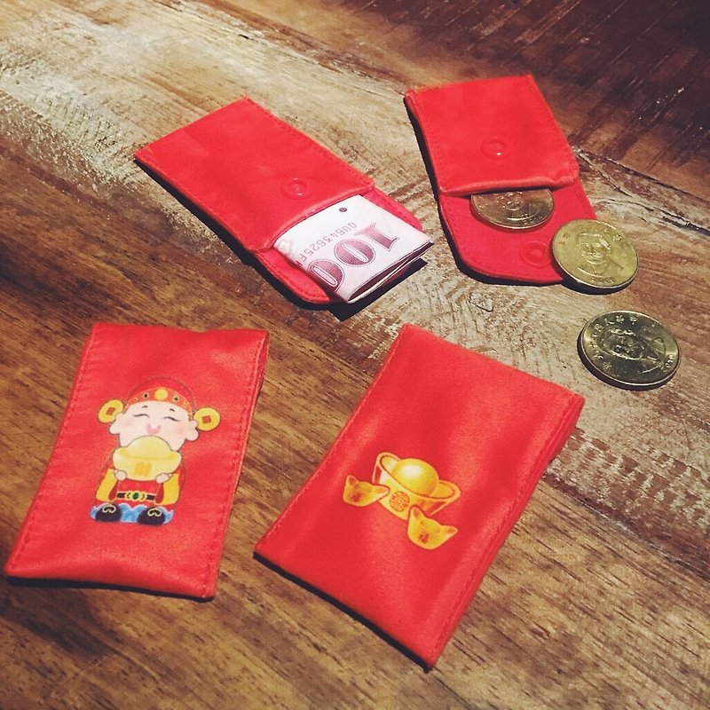 FunPrint定制 小红包袋/福袋(2入) - 皮夹/钱包 - 其他材质 红色
