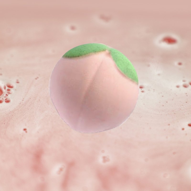 汽泡弹系列  白桃粉红 - 肥皂/手工皂 - 精油 