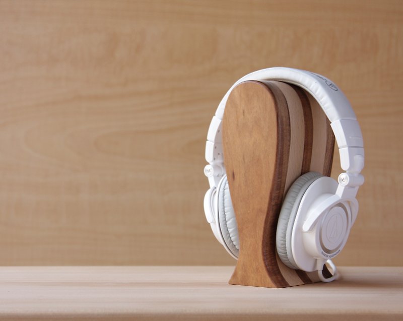 HO MOOD 动物系列—小鱼 耳机架 - 耳机收纳 - 木头 咖啡色