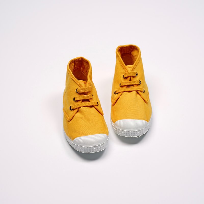 西班牙帆布鞋 CIENTA 60997 64 芥末黄 经典布料 童鞋 Chukka - 童装鞋 - 棉．麻 黄色