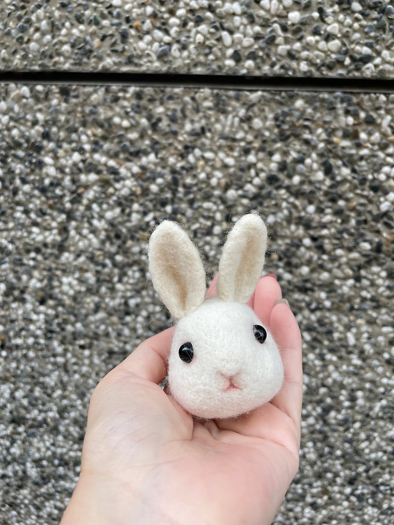 羊乐多羊毛毡乐园 小白兔 - 玩偶/公仔 - 羊毛 多色