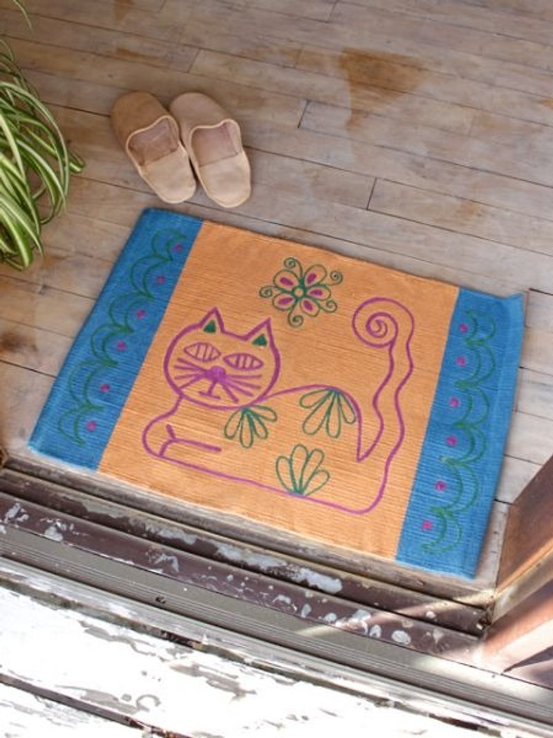 ☼刺绣可爱动物地垫☼ (六种) - 摆饰 - 棉．麻 多色