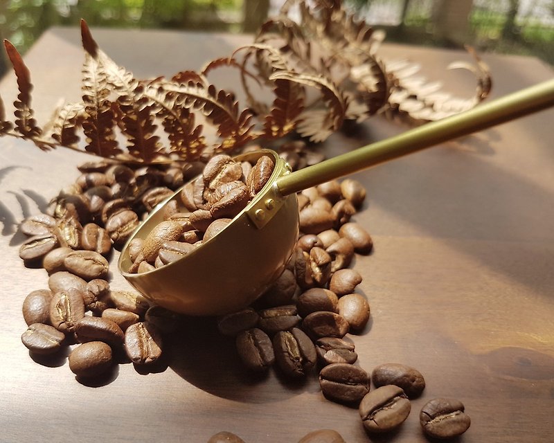 舀一勺清晨香-22号   咖啡豆匙 /Ag No. 109 - 咖啡壶/周边 - 铜/黄铜 咖啡色