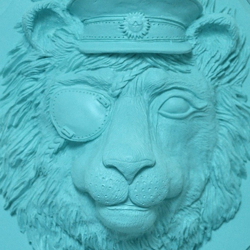 狮子将军菲尔 (青柠绿季节限定色) - 摆饰 - 其他材质 绿色
