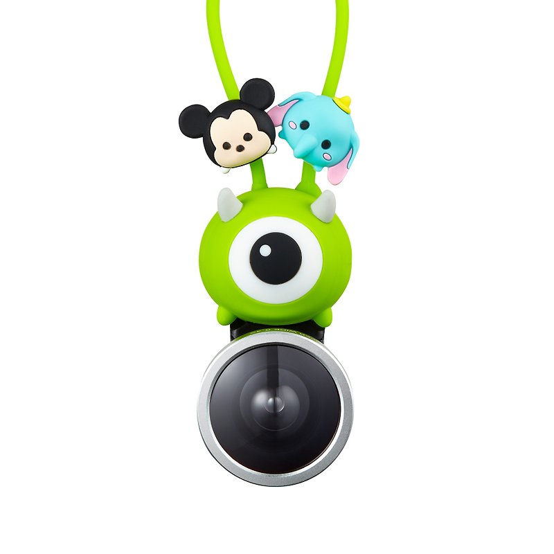 (原价599限时购)InfoThink迪士尼超广角三合一手机镜头夹-大眼仔 - 数码小物 - 硅胶 绿色