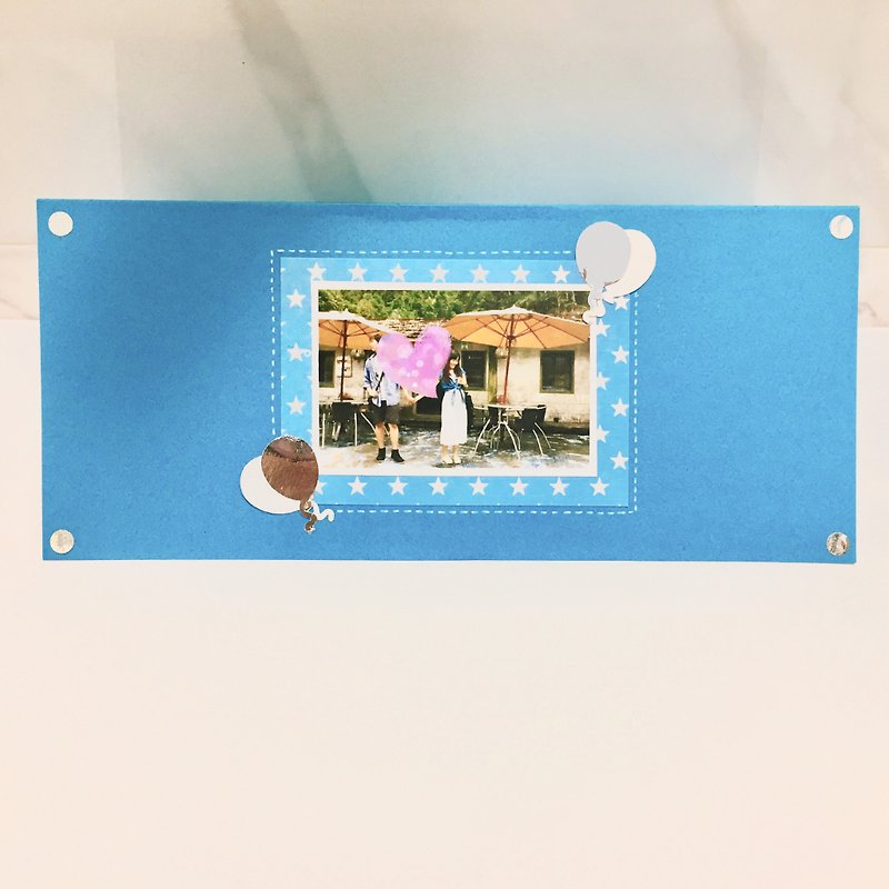 【定制款】小河童立体蛋糕万用卡(下单前请讨论) - 卡片/明信片 - 纸 蓝色