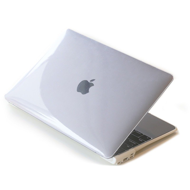 BOOST│MacBook 12" 终极HUB扩充笔电壳-透明/白 - 平板/电脑保护壳 - 塑料 透明