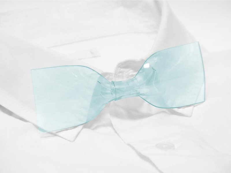 透明超ネクタイ (ヘヴンリーブルー) - 领带/领带夹 - 其他材质 蓝色