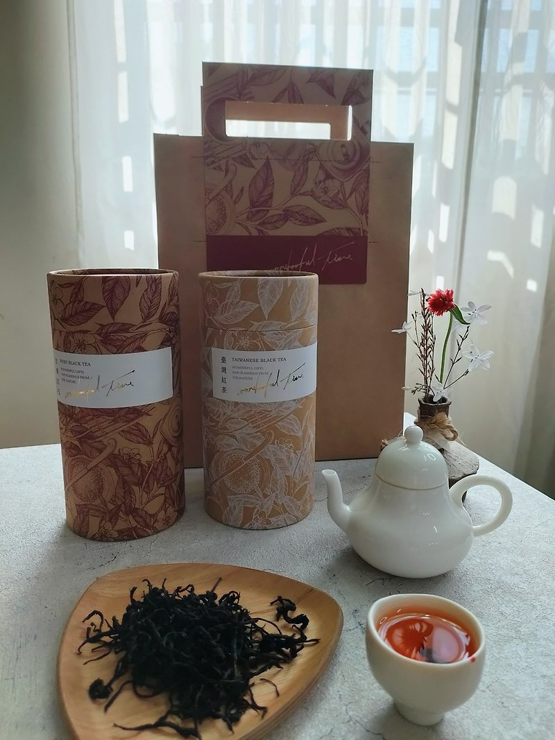 台湾红茶  | 大叶种 小叶种 | 100%台湾茶 红玉/四季果蜜 - 茶 - 其他材质 白色