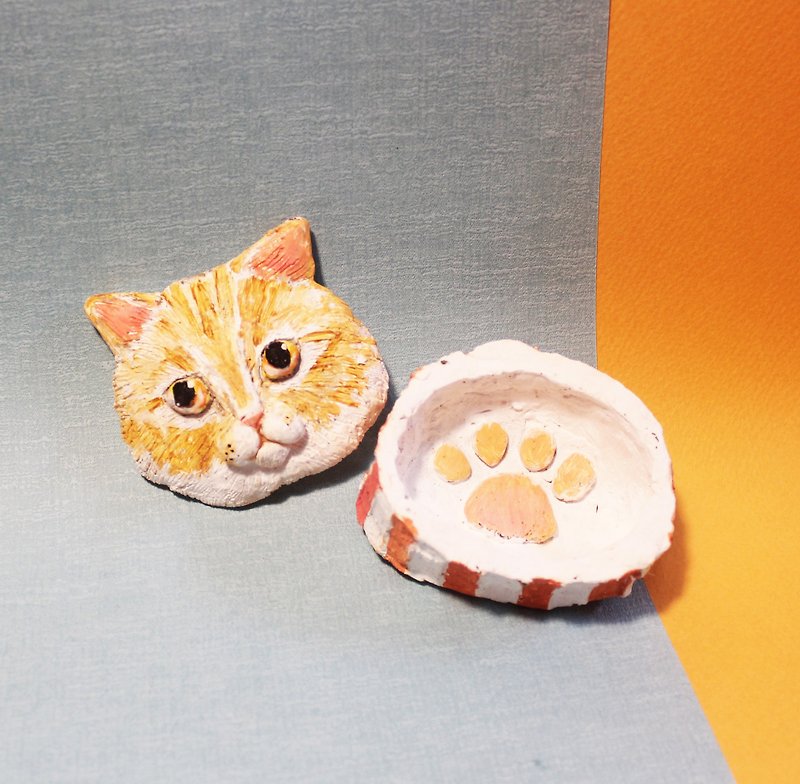 猫 肉球置物盒 - 笔筒/笔座 - 塑料 