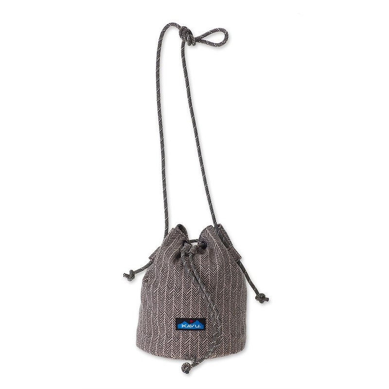 【西雅图 KAVU】Bucket Bag 休闲侧背包 山形回文 #9102 - 手拿包 - 聚酯纤维 多色