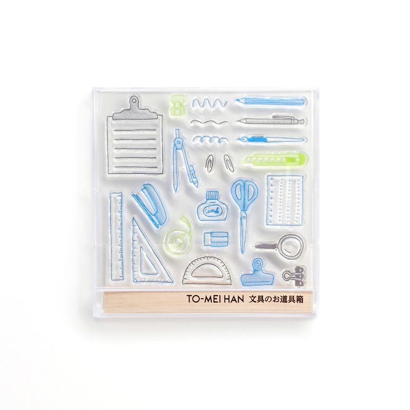 TO-MEI HAN 文具のお道具箱 - 印章/印台 - 树脂 透明