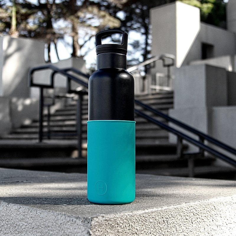 美国HYDY时尚保温水瓶 CinCin Black系列 |深青-黑瓶 - 590ml - 水壶/水瓶 - 其他金属 黑色