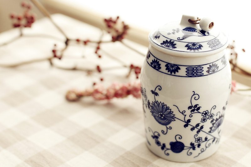 【好日恋物】荷兰VINTAGE陶瓷花纹腌制罐 - 厨房用具 - 其他材质 白色