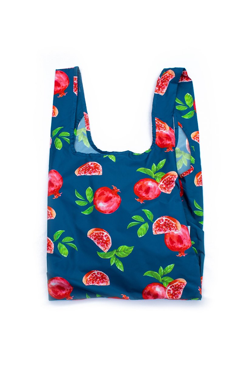 英国Kind Bag-环保收纳购物袋-中-石榴 - 手提包/手提袋 - 防水材质 蓝色