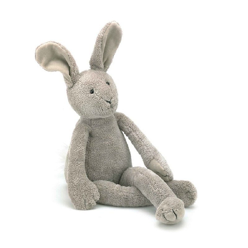 Jellycat Slackajack Bunny 约33厘米 - 玩偶/公仔 - 棉．麻 灰色