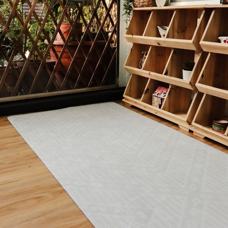 Playzu 几何防滑走道地毯地垫 -  密室幽梦 (褐色) - 地垫/地毯 - 其他材质 卡其色