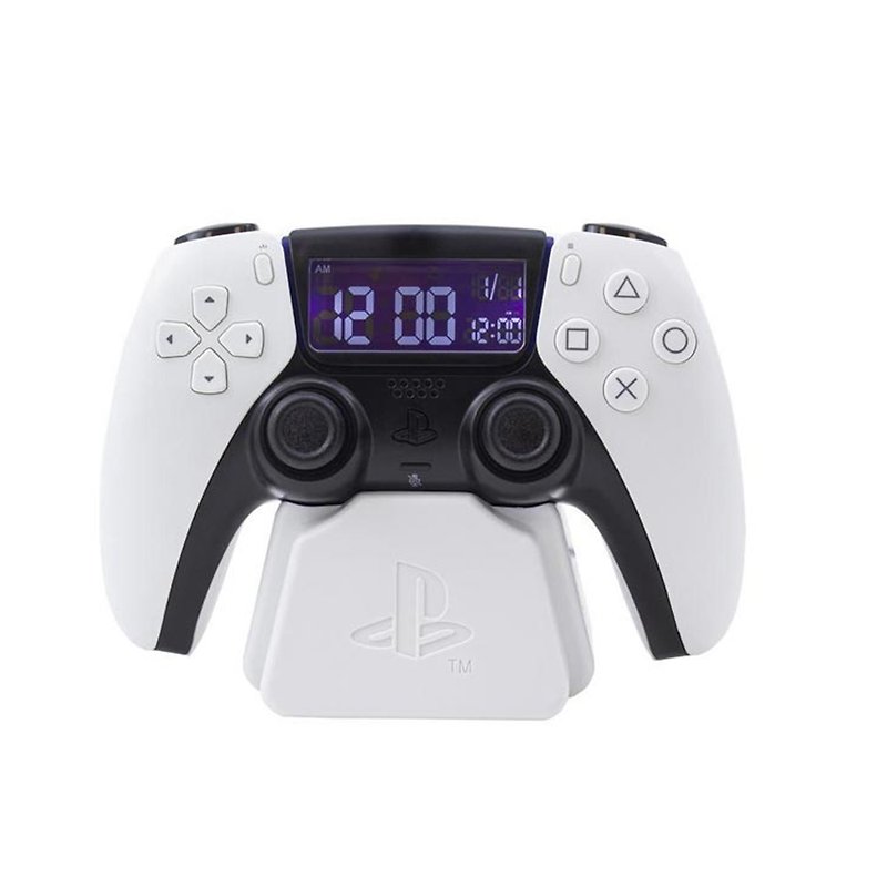 【圣诞礼物】官方授权PS 5白色手掣造型闹钟 - 时钟/闹钟 - 塑料 白色
